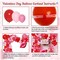 155 Pink Red Valentines Party Decorations & 4 Letter Balloon Boxes XOXO LOVE Lips Heart for Ladies